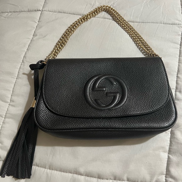 Gucci Soho Leather Flap Bag - Picture 1 of 7